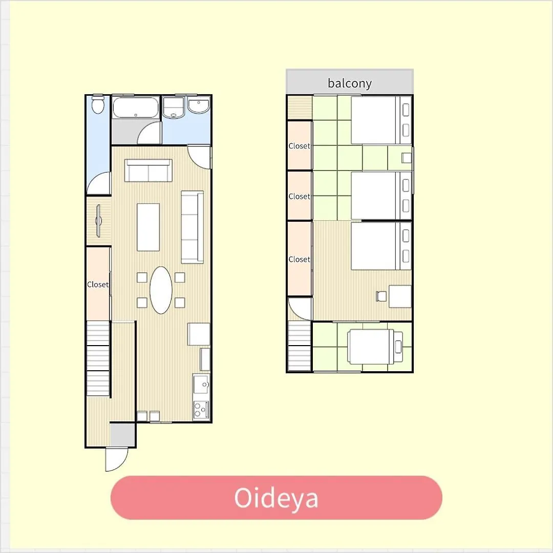 Apartament Umeda Oideya,梅田まで5分,古民家の貸切,最大8名,駅から徒歩5分 Osaka